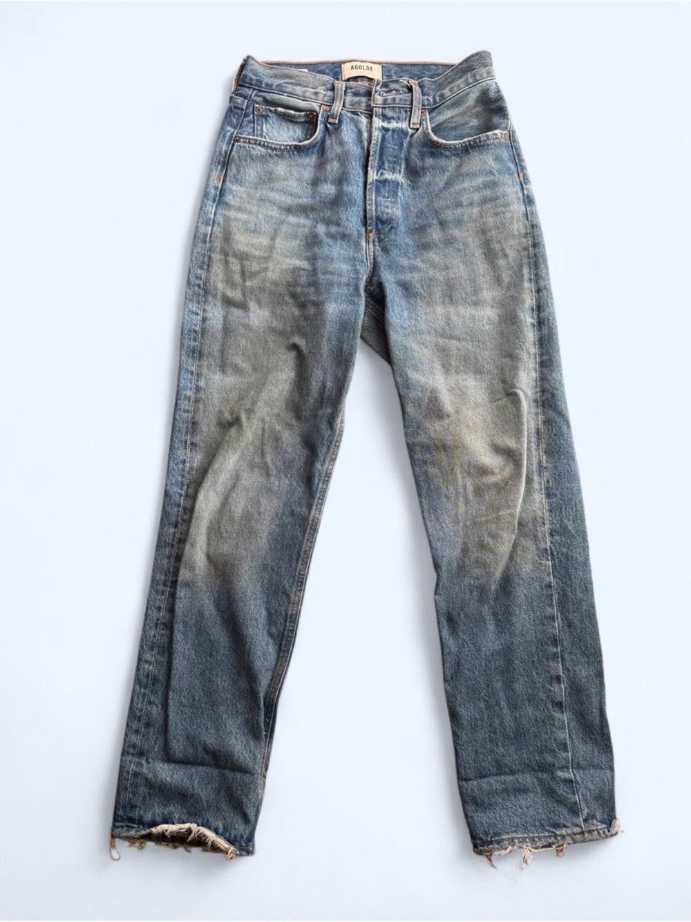 AGOLDE Women’s Vintage Straight Jeans - Faded Blue